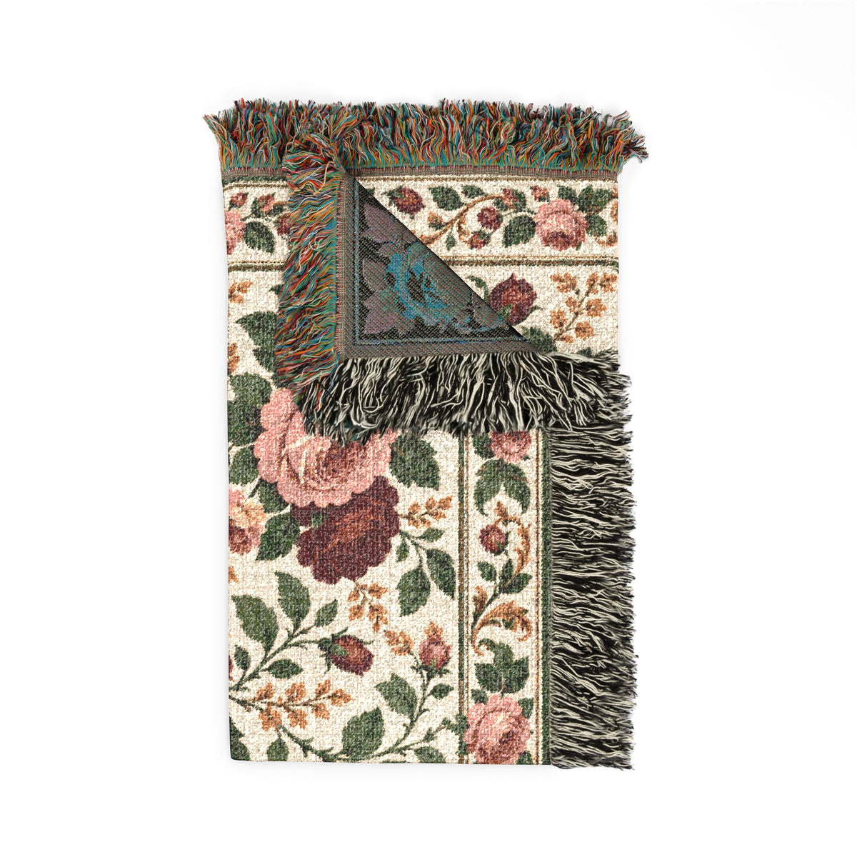 Victorian Rose — Signature Woven Throw