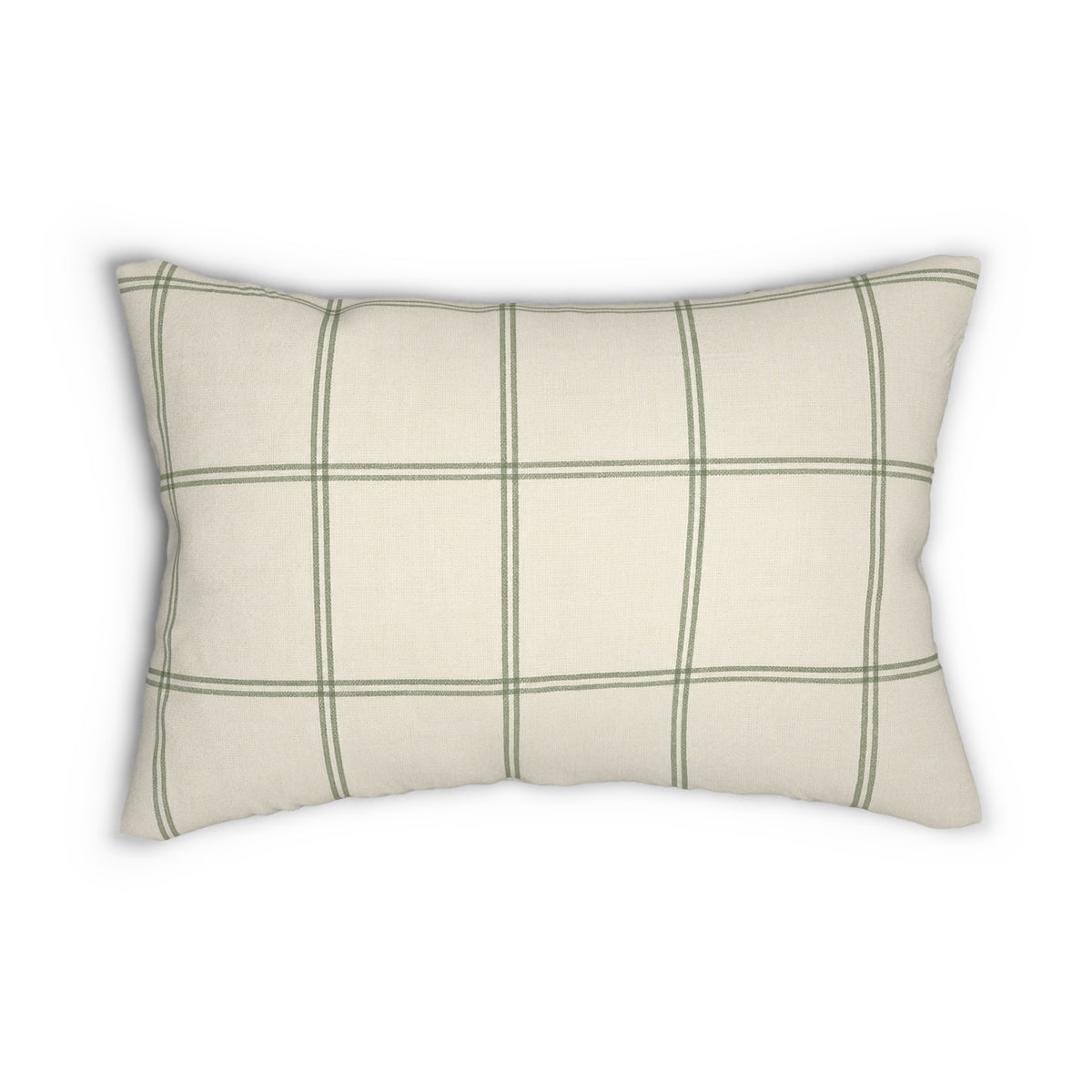 Sage Windowpane Pillow