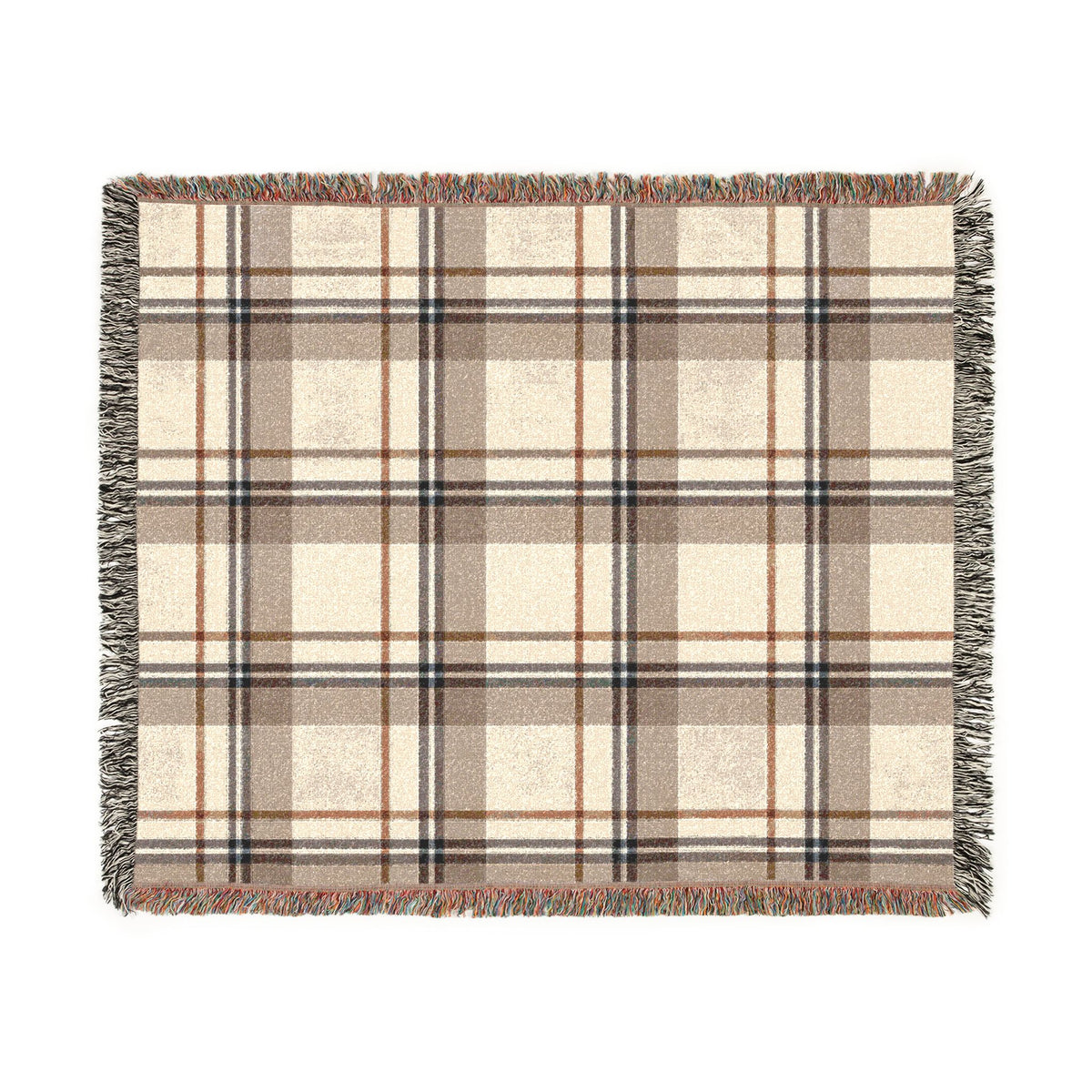 Hearthside Plaid — Woven Throw Blanket