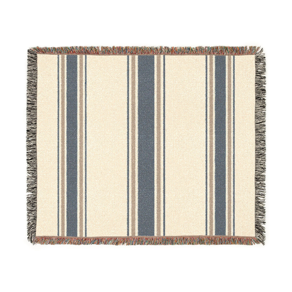 Millhouse Stripe — Woven Throw Blanket
