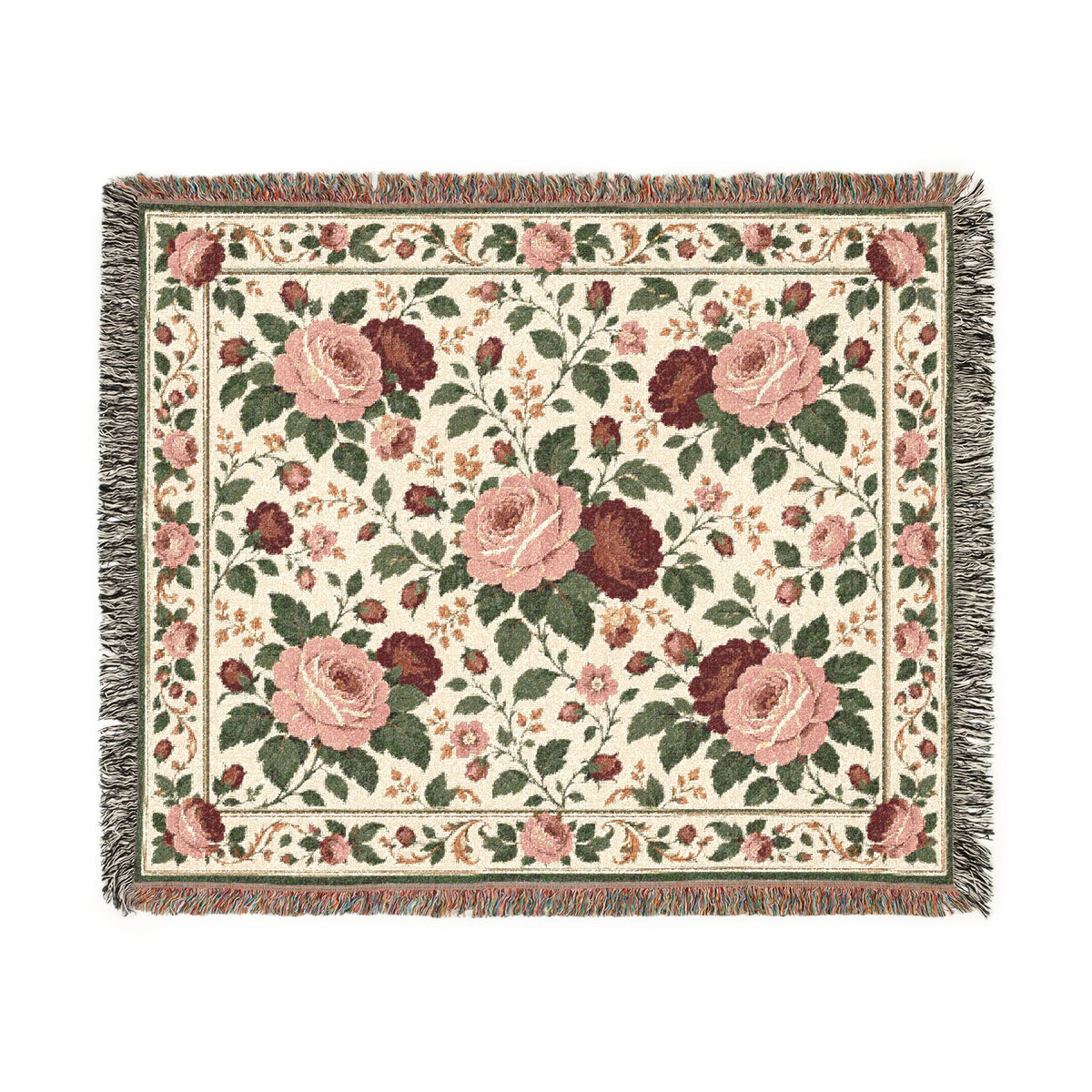 Victorian Rose — Signature Woven Throw