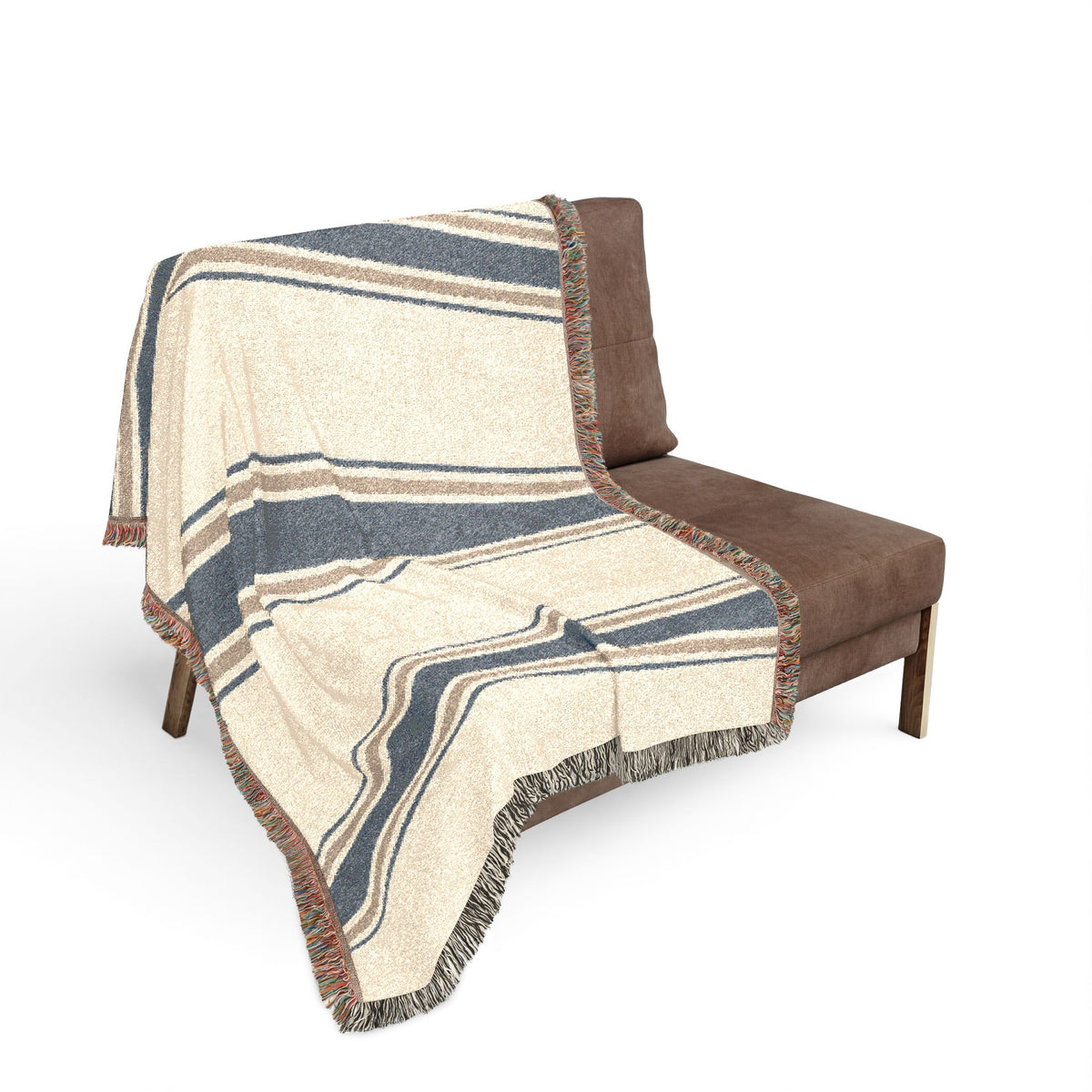 Millhouse Stripe — Woven Throw Blanket