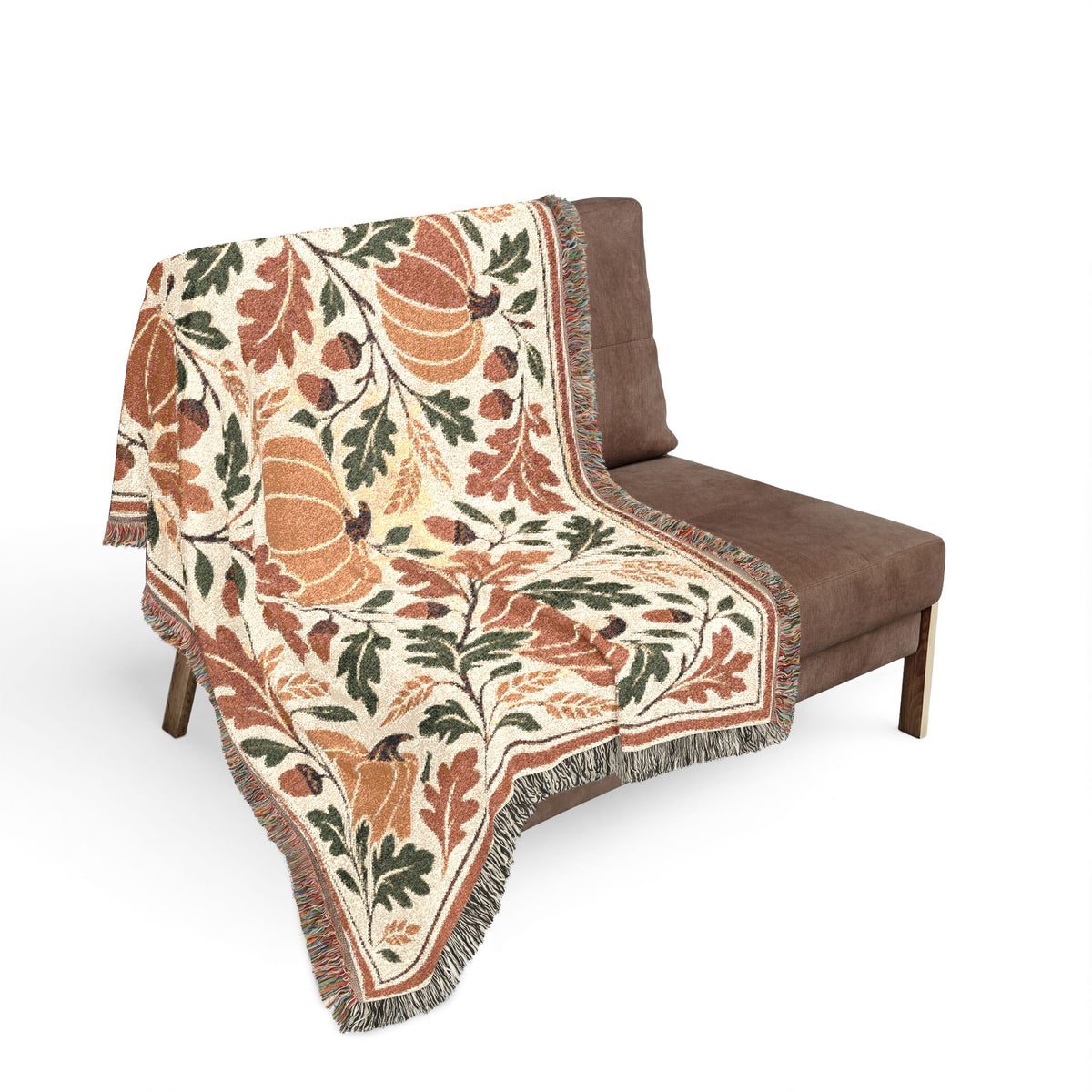Amber Harvest — Woven Throw Blanket