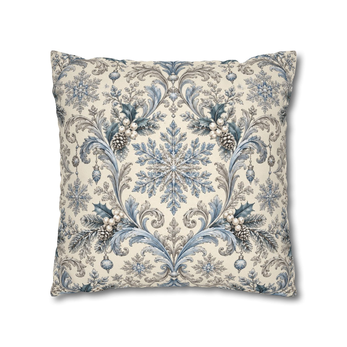 Silver Palace Pillow Cover