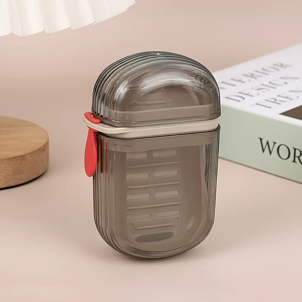 Lidded Travel Soap Cases, Set of 2