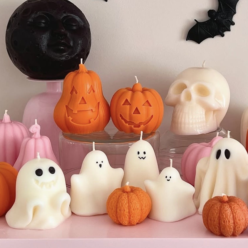 Pumpkin Scented Candles, Set of 2