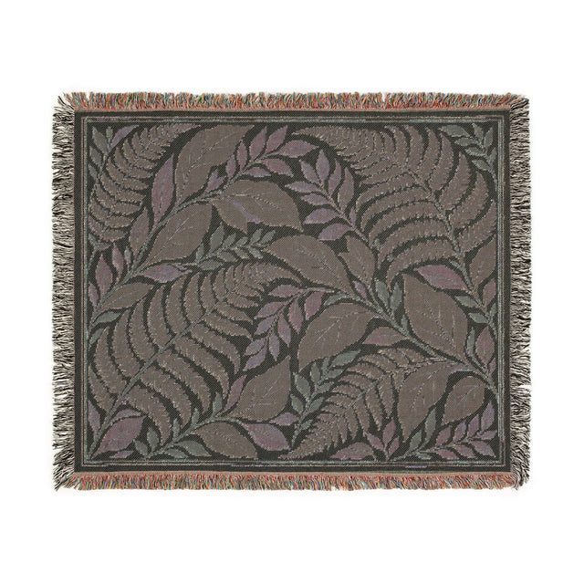 Fernwood — Woven Throw Blanket