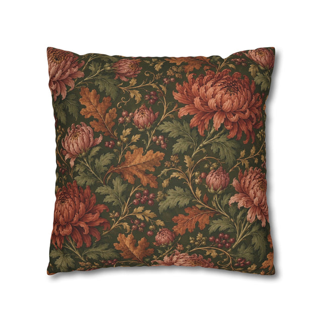 Autumn Rose Pillow Cover