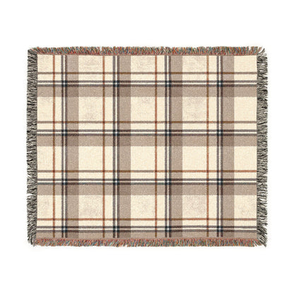 Hearthside Plaid — Woven Throw Blanket