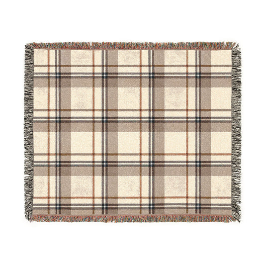 Hearthside Plaid — Woven Throw Blanket