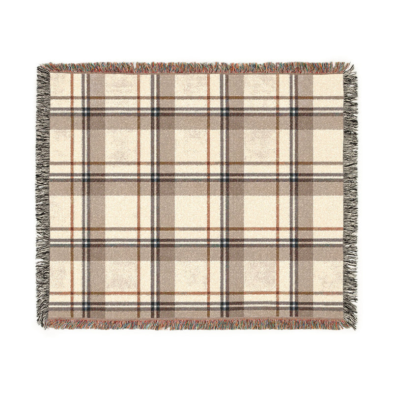 Hearthside Plaid — Woven Throw Blanket
