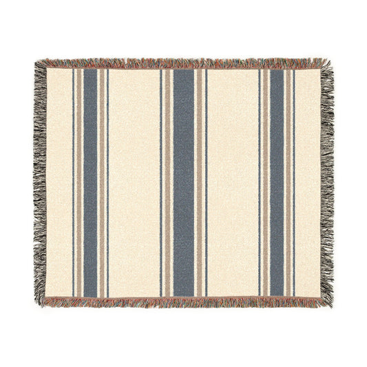 Millhouse Stripe — Woven Throw Blanket