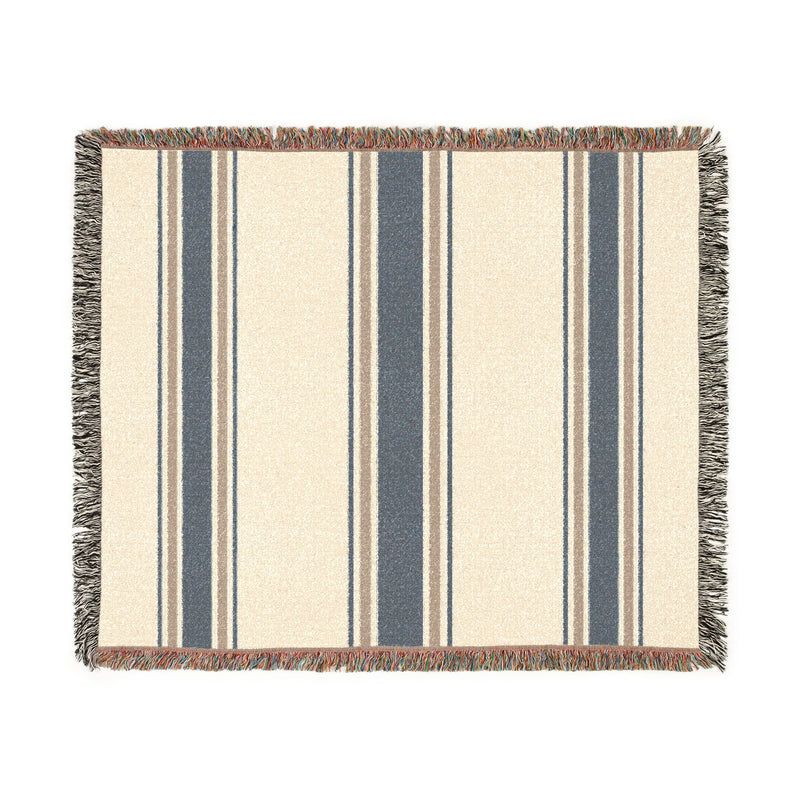 Millhouse Stripe — Woven Throw Blanket