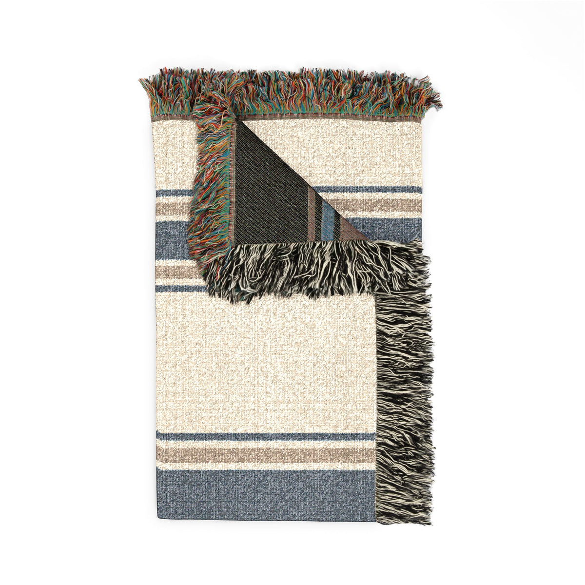 Millhouse Stripe — Woven Throw Blanket