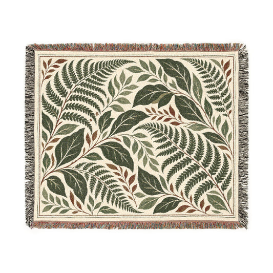 Fernwood — Woven Throw Blanket