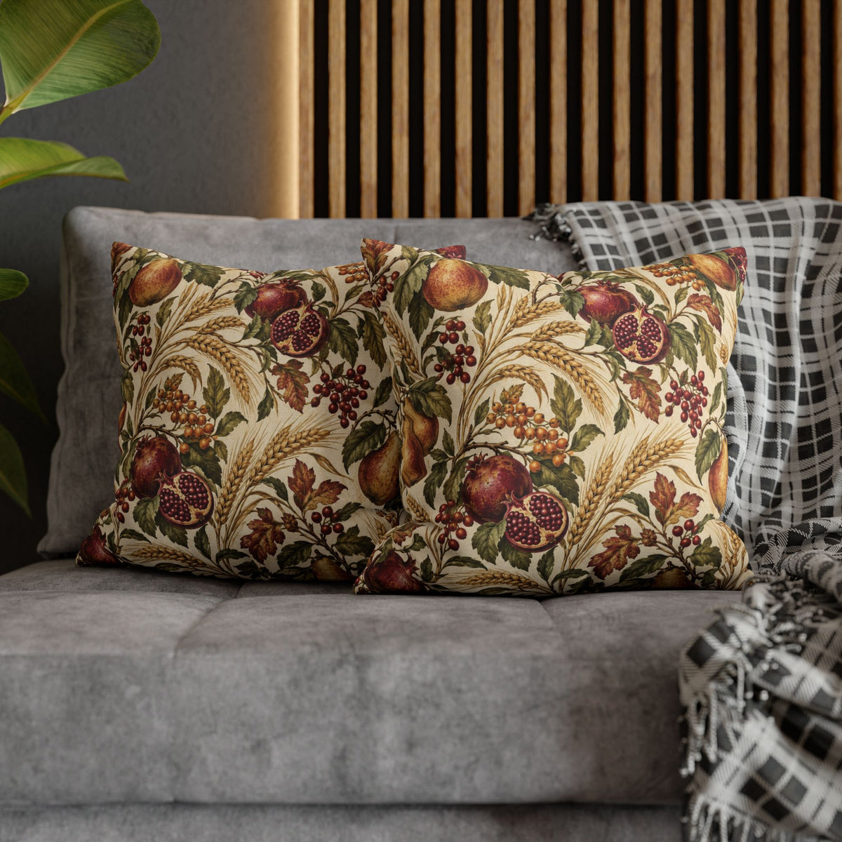 Golden Gathering Pillow Cover