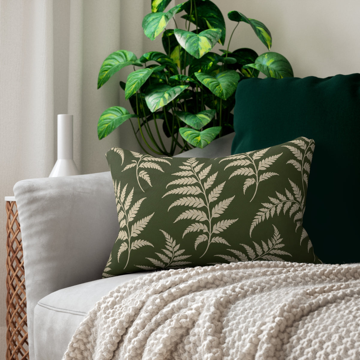 Woodland Frond Pillow