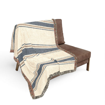 Millhouse Stripe — Woven Throw Blanket