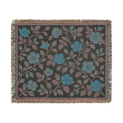 Rosehip Cottage — Woven Throw Blanket