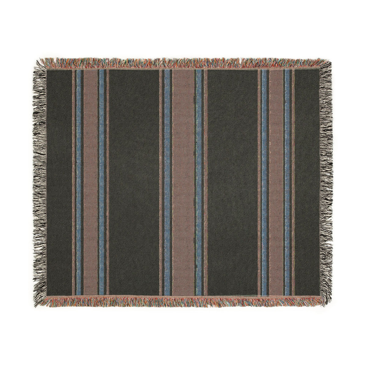 Millhouse Stripe — Woven Throw Blanket