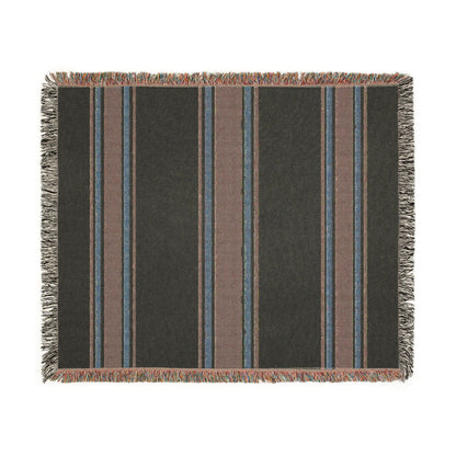 Millhouse Stripe — Woven Throw Blanket