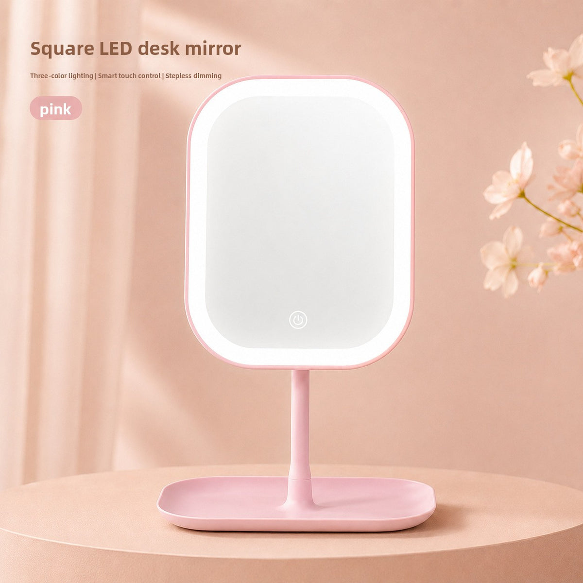 USB Lighted Tabletop Makeup Mirror