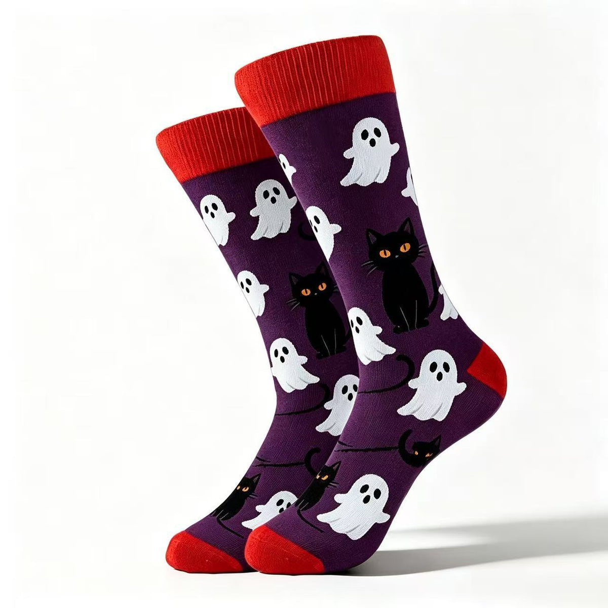 Halloween Cotton-Blend Mid-Calf Socks