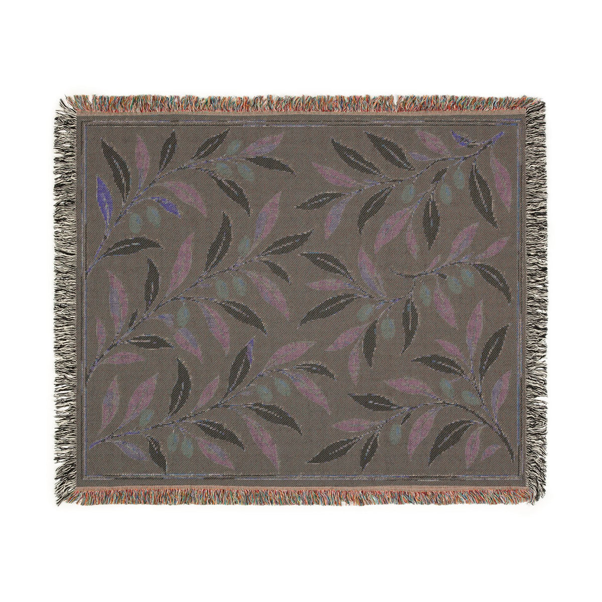 Olive Grove — Woven Throw Blanket