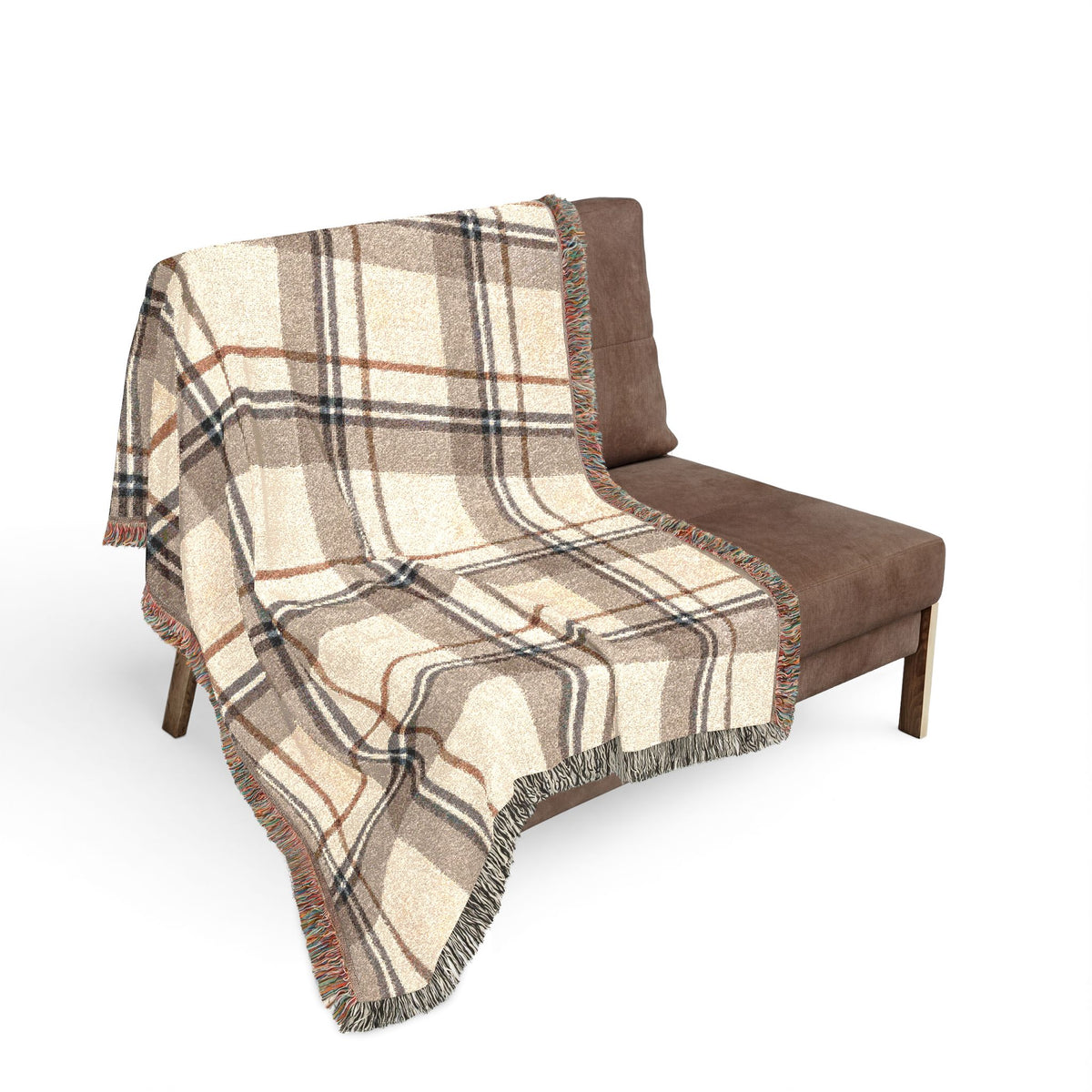 Hearthside Plaid — Woven Throw Blanket