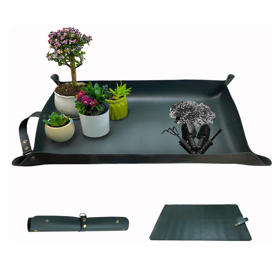 Faux Leather Plant Potting Mat