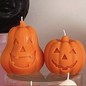 Pumpkin Scented Candles, Set of 2