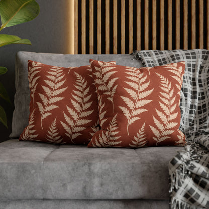 Clay Fern Pillow Cover
