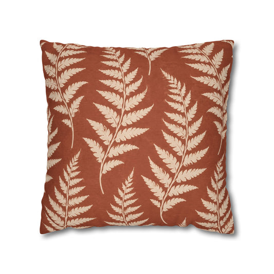 Clay Fern Pillow Cover