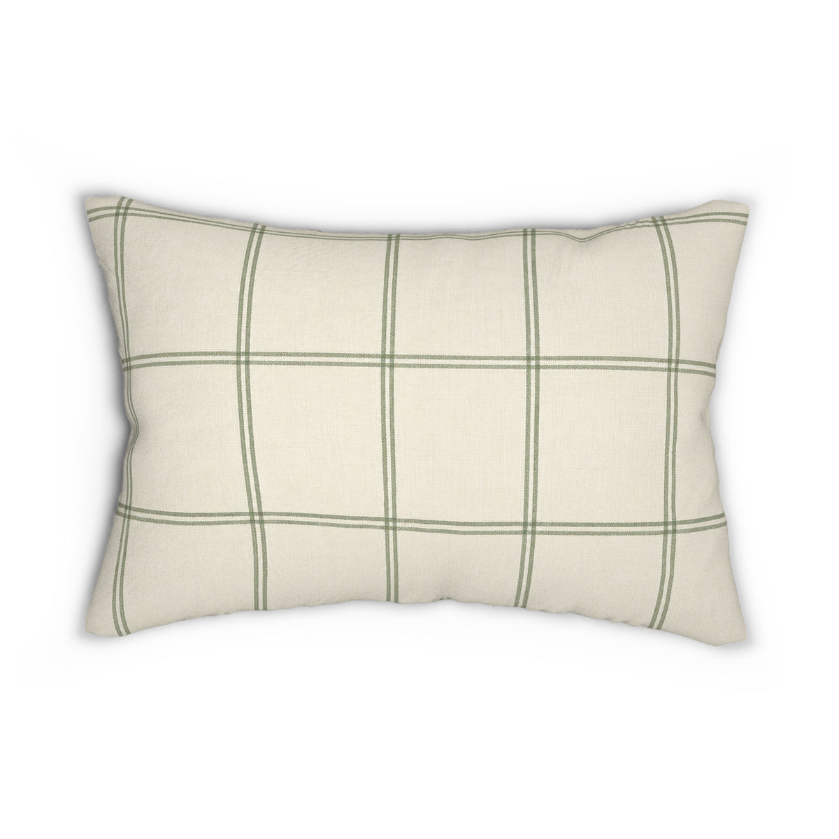 Sage Windowpane Pillow