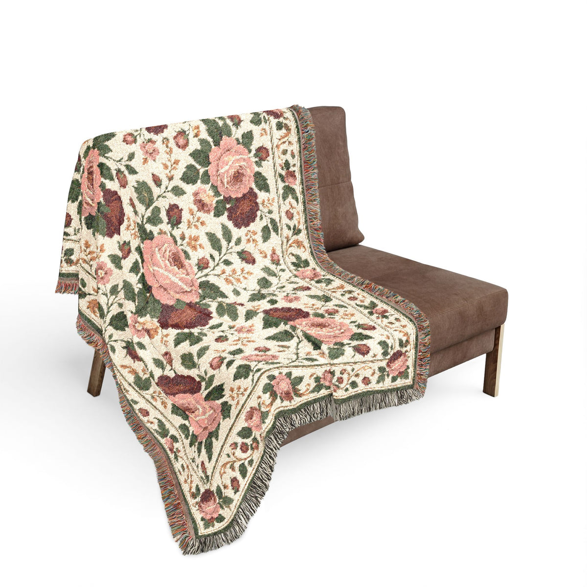 Victorian Rose — Signature Woven Throw