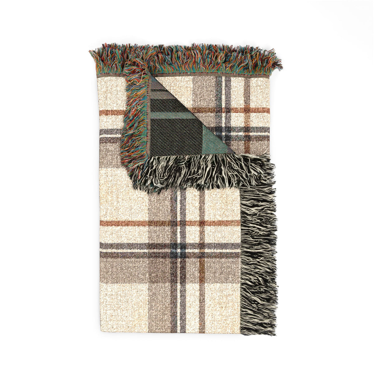 Hearthside Plaid — Woven Throw Blanket
