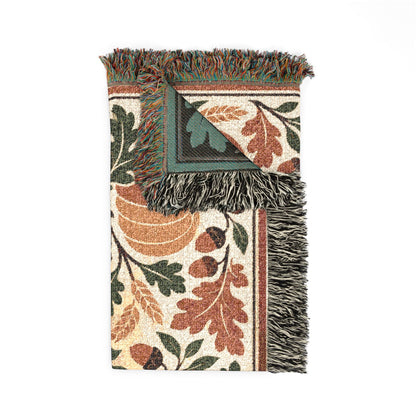 Amber Harvest — Woven Throw Blanket