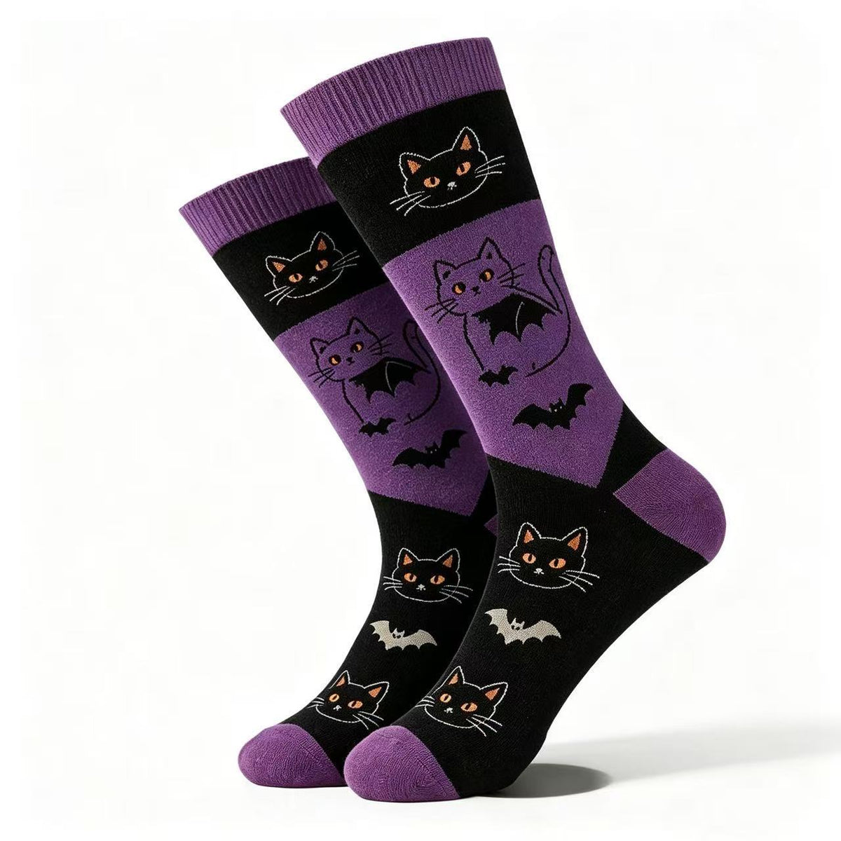 Halloween Cotton-Blend Mid-Calf Socks