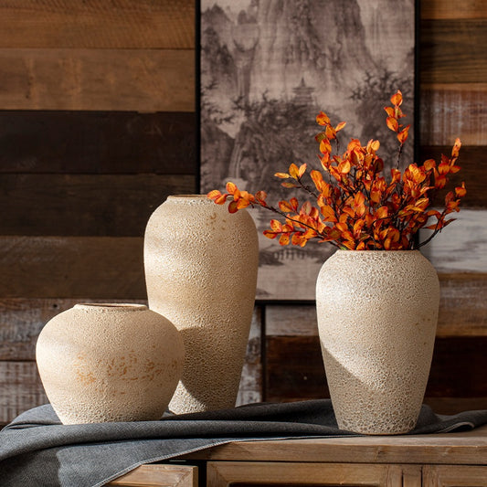 Chinese Ceramic Vase Retro Pottery Jar