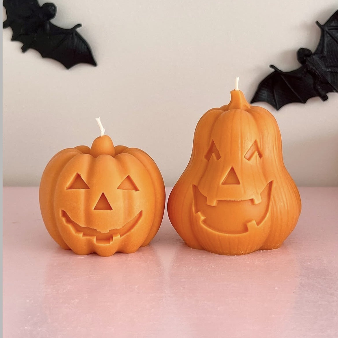 Pumpkin Scented Candles, Set of 2