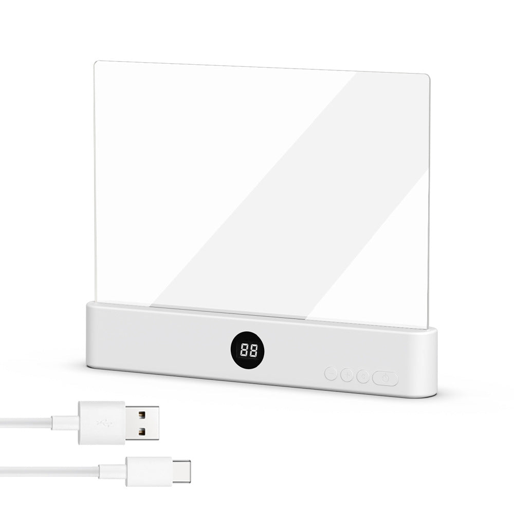 USB Rechargeable Reading Light Panel with Timer