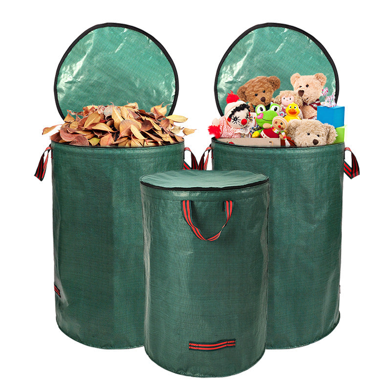 Garden Leaf Collection Bag with Lid