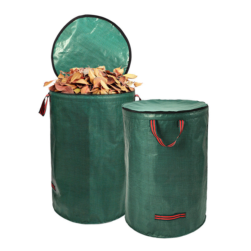 Garden Leaf Collection Bag with Lid