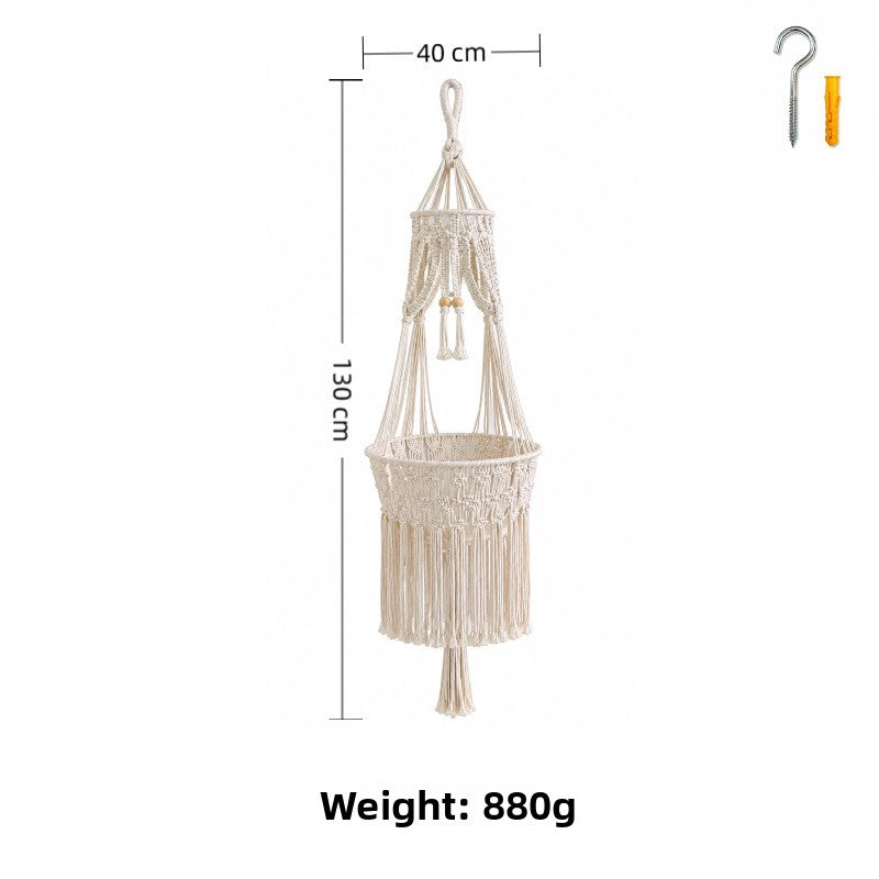 Woven Hanging Cat Hammock & Cushion Options